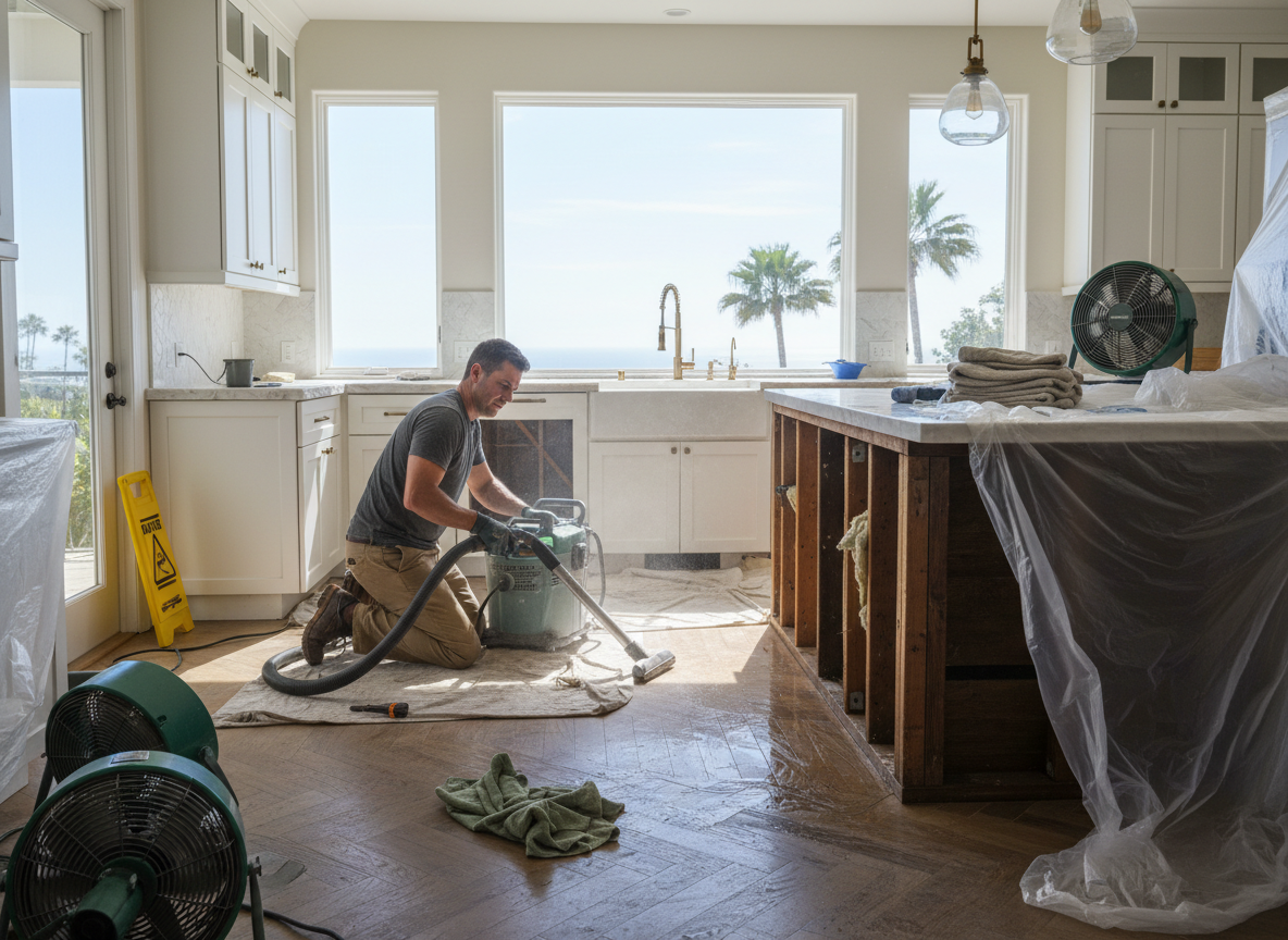 Water Damage Restoration Corona Del Mar in Huntington Beach, CA 92648