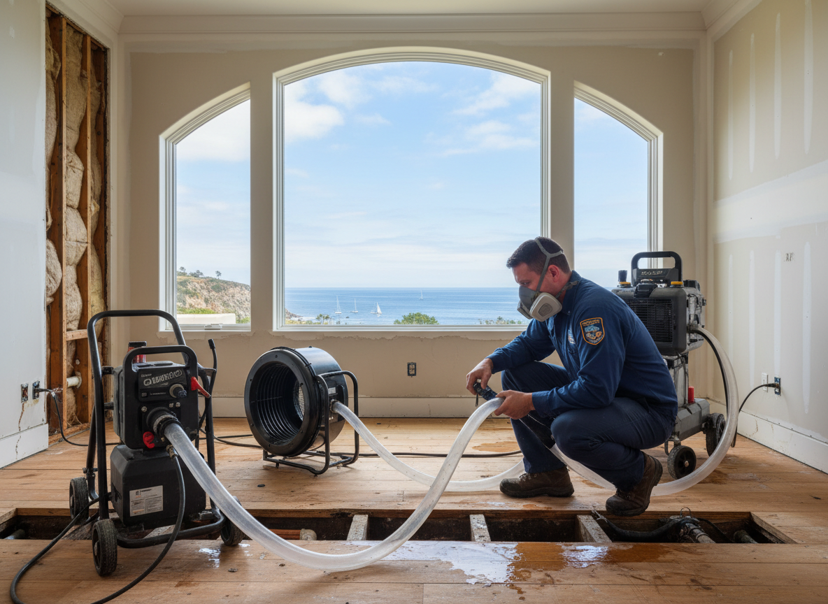 Water Leak Restoration in Corona Del Mar, CA